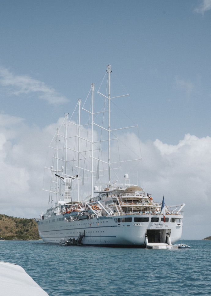 Le Club Med 2, récemment remis au goût du jour dans un esprit French Riviera.