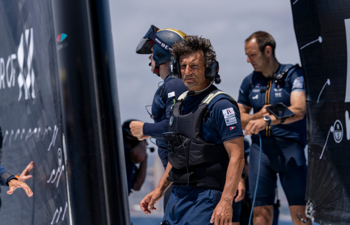 Thierry Douillard, le coach de l’équipe Challenger tricolore de la 37è Coupe de l’America ©OERT