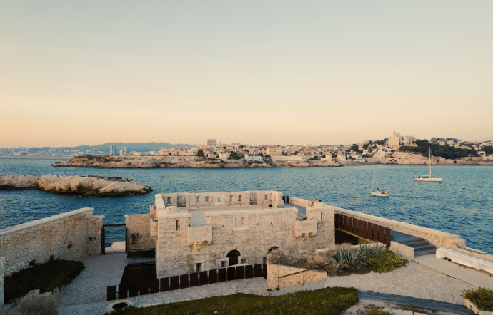 L’île Degaby à Marseille (Bouches-du-Rhône).
