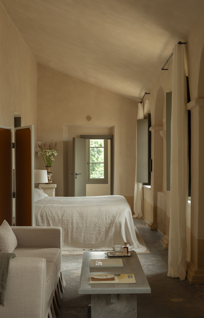 Les chambres invitent à la contemplation.