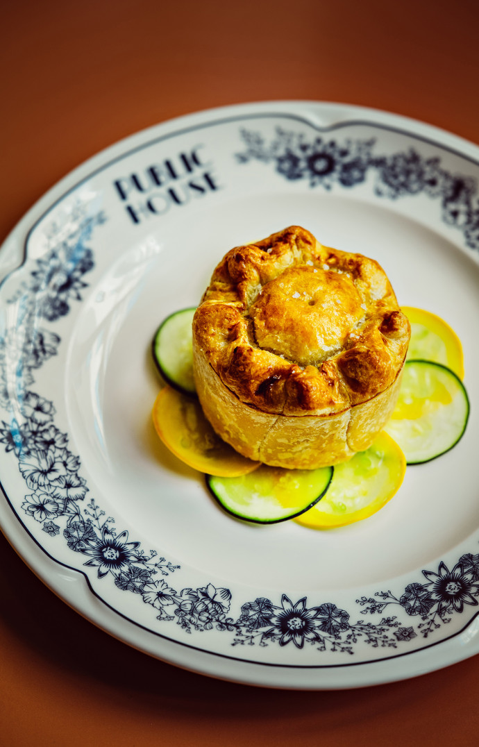 La Chicken Pie de Public House.