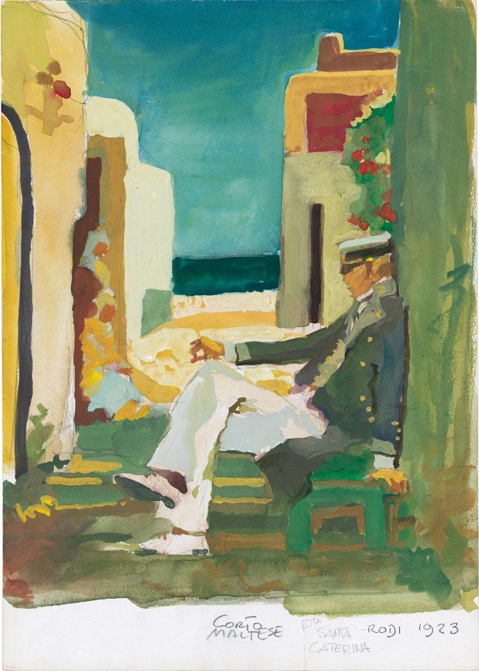 Corto Maltese, La Maison dorée de Samarkand, Rhodes, 1923.