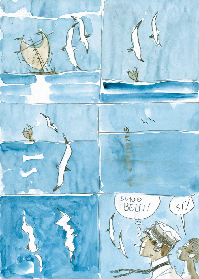Corto Maltese, J’avais un rendez-vous, Nouvelle-Irlande.