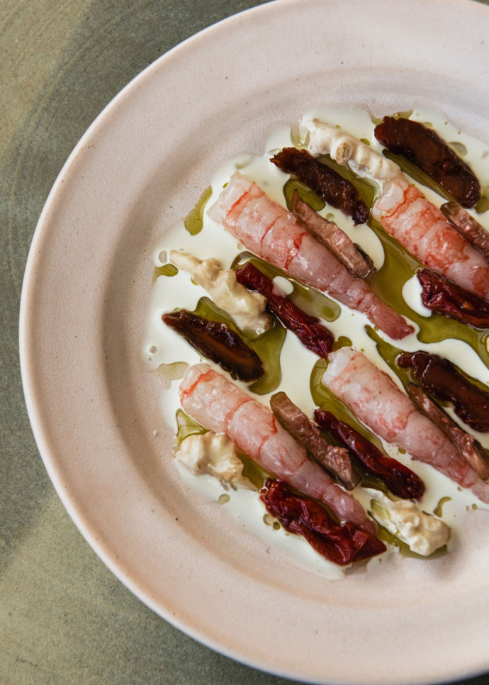 L’un des plats servis au restaurant Kadeau.