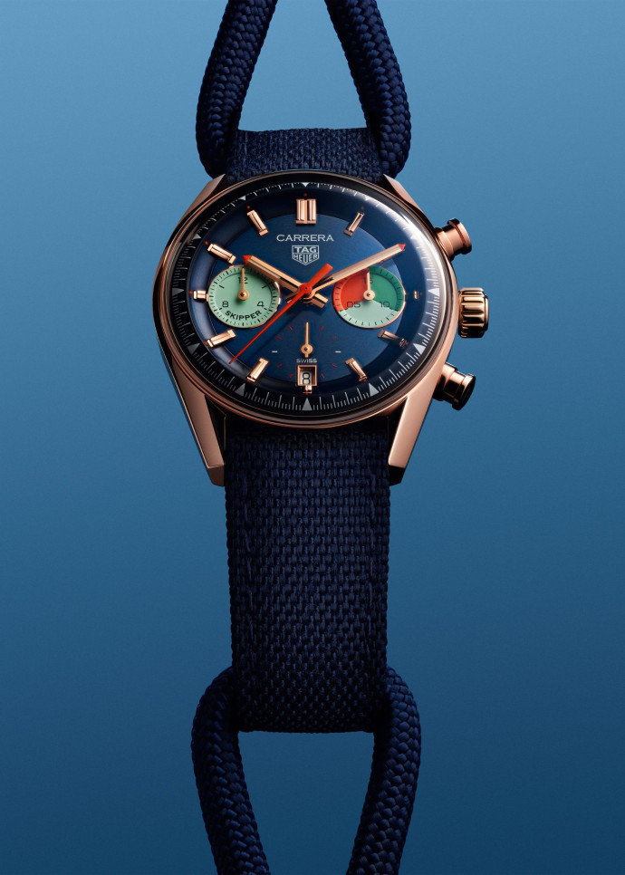 Dès 1968, en effet, TAG Heuer propose un chronographe de régate, dénommé Skipper.