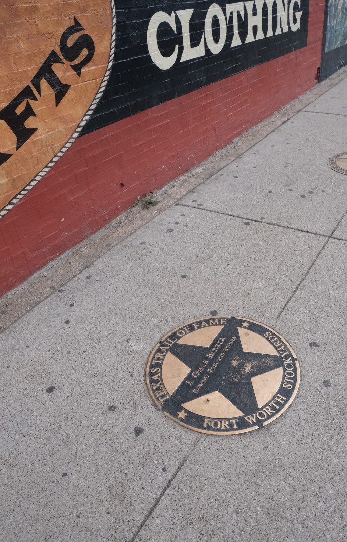 Les Stockyards ont eux aussi leur walk of fame.