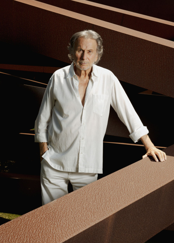 Portrait de Bernar Venet.