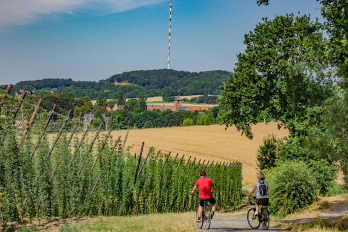 Balade à vélo dans les environs de Dunkerque.