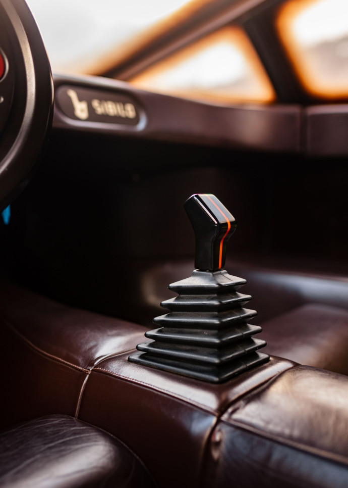 Les details vintages de la Lancia Sibilo.