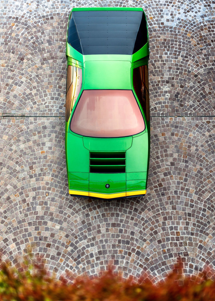 Vue de l’Alfa Romeo Carabo.