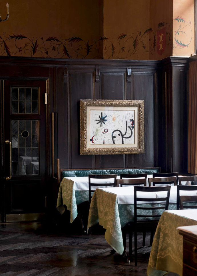 Kronenhalle, l’un des meilleurs restaurants artistiques à découvrir à Zurich.