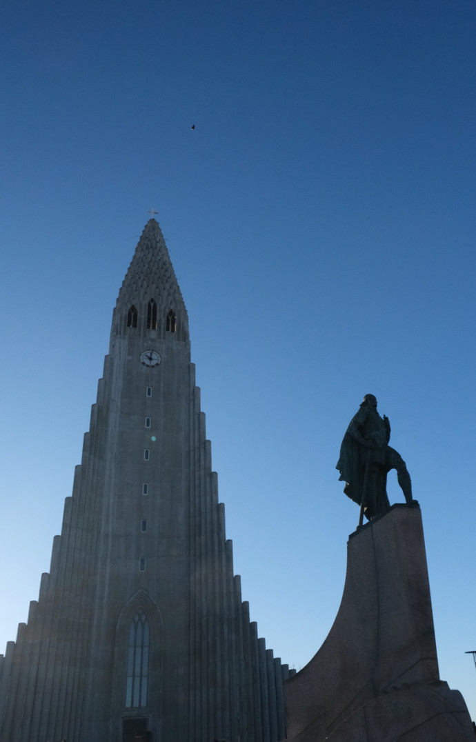 Hallgrímskirkja, l’église aux allures rétrofuturistes.