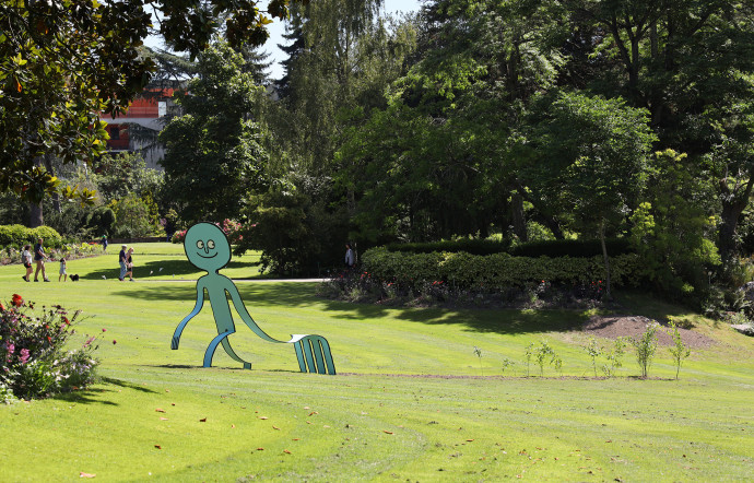 Le Jardin des plantes, Jean Jullien, Le Ratisseur.