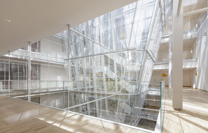 Comme à son habitude, Renzo Piano donne dans le spectaculaire.