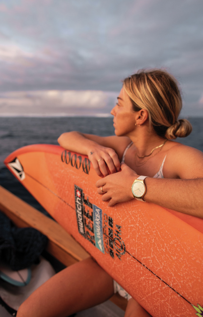 Coco Ho et sa montre.