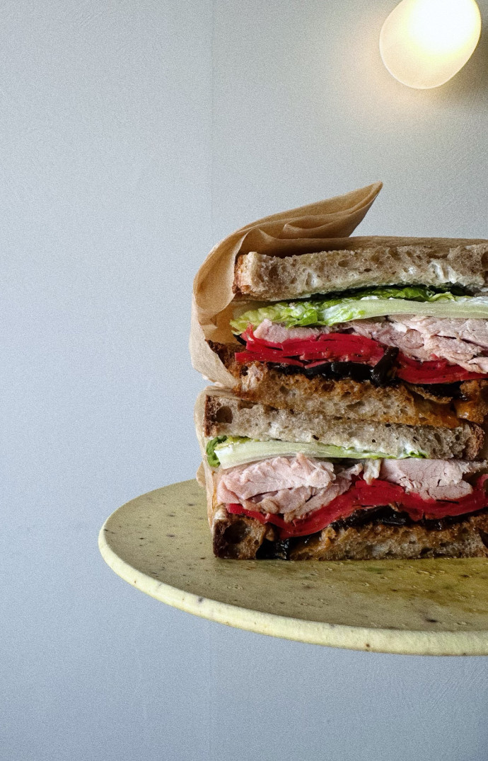 Le sandwich, à l’affiche chez Textures Comptoirs & Objets.