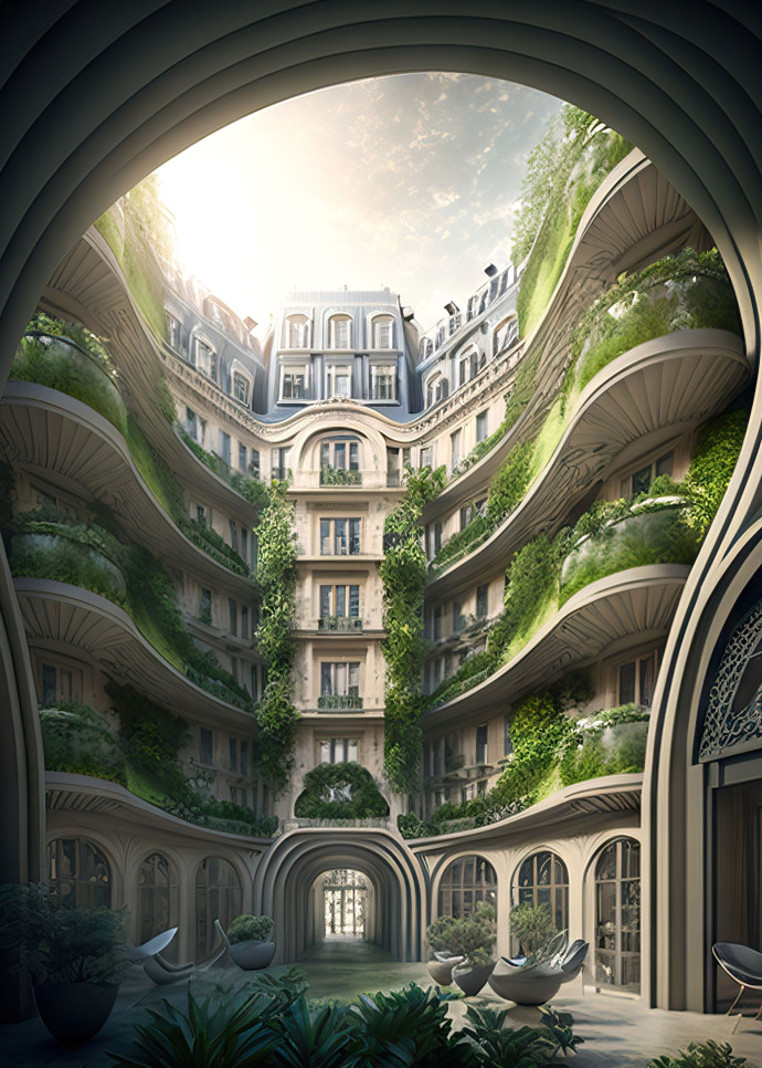 . Le Paris « résilient, écologique et respirant » de 2050 signé Vincent Callebaut, architecte.