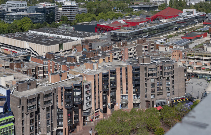 Cergy, vu du ciel.