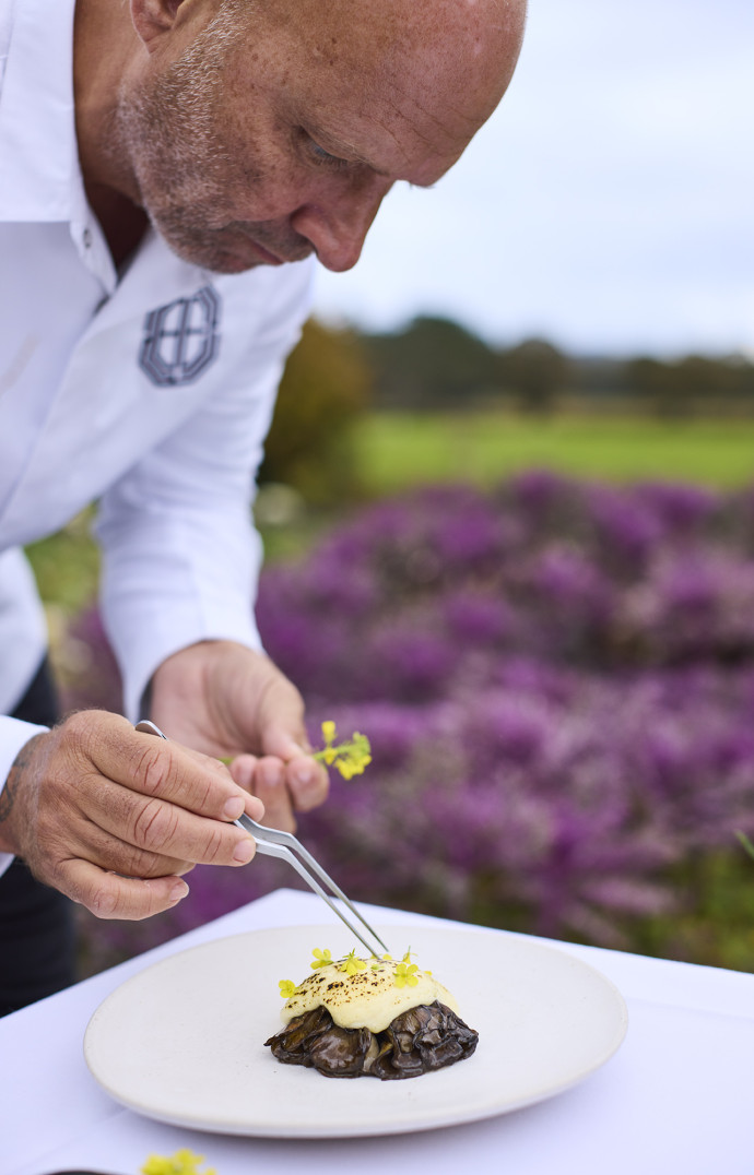 Le chef Simon Rogan.