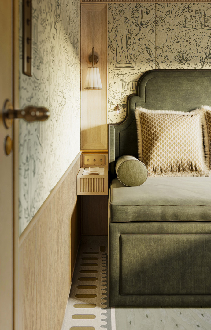 Voici à quoi ressemblera une chambre du Britannic Explorer.