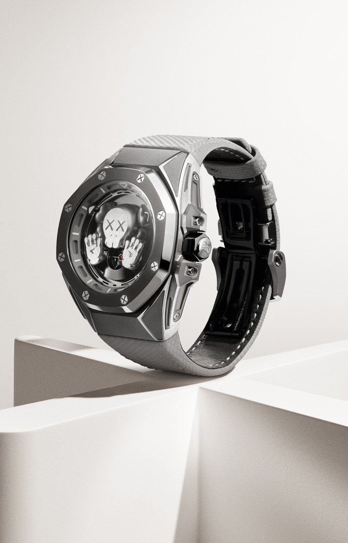 La Royal Oak Concept Tourbillon de 43 mm imaginée avec KAWS.
