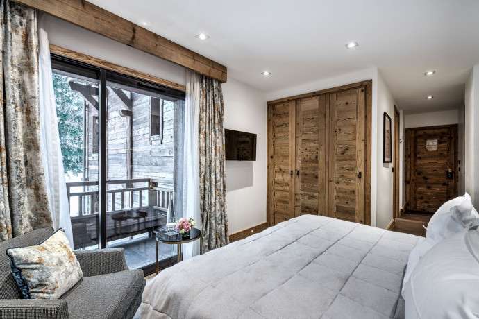 Toutes les chambres de l’hôtel La Sivolière ont été refaites il y a deux ans.