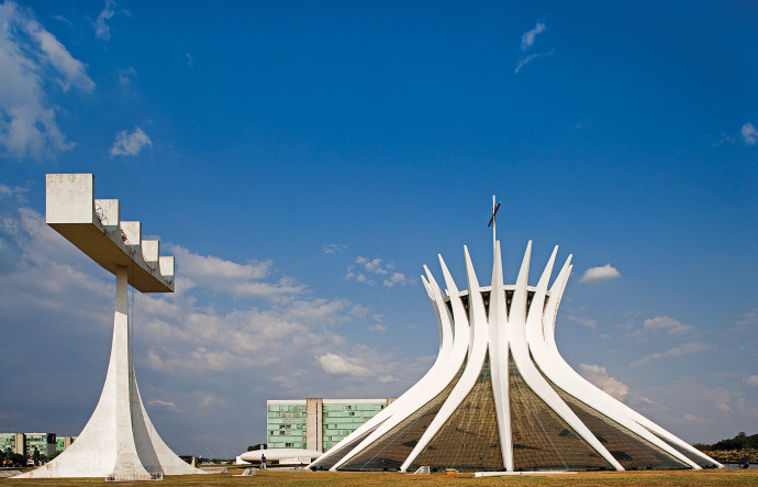 La Cathédrale de Brasilia.