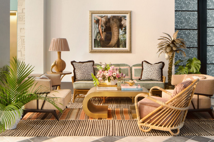 La décoration du Goodtime Hotel Miami est signée Ken Fulk.