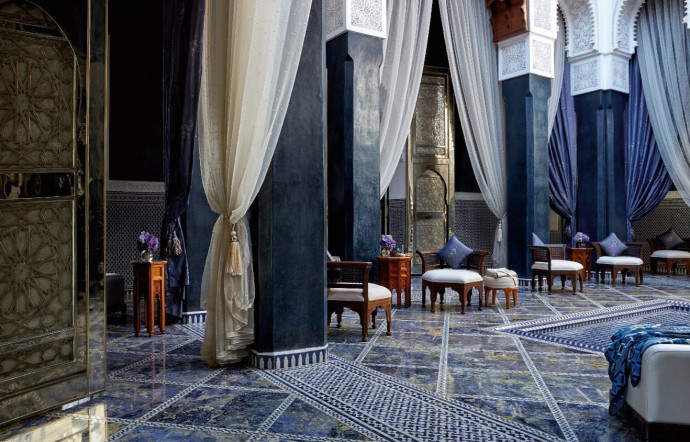 Le décor du Royal Mansour Marrakech présente les savoir-faire du pays.
