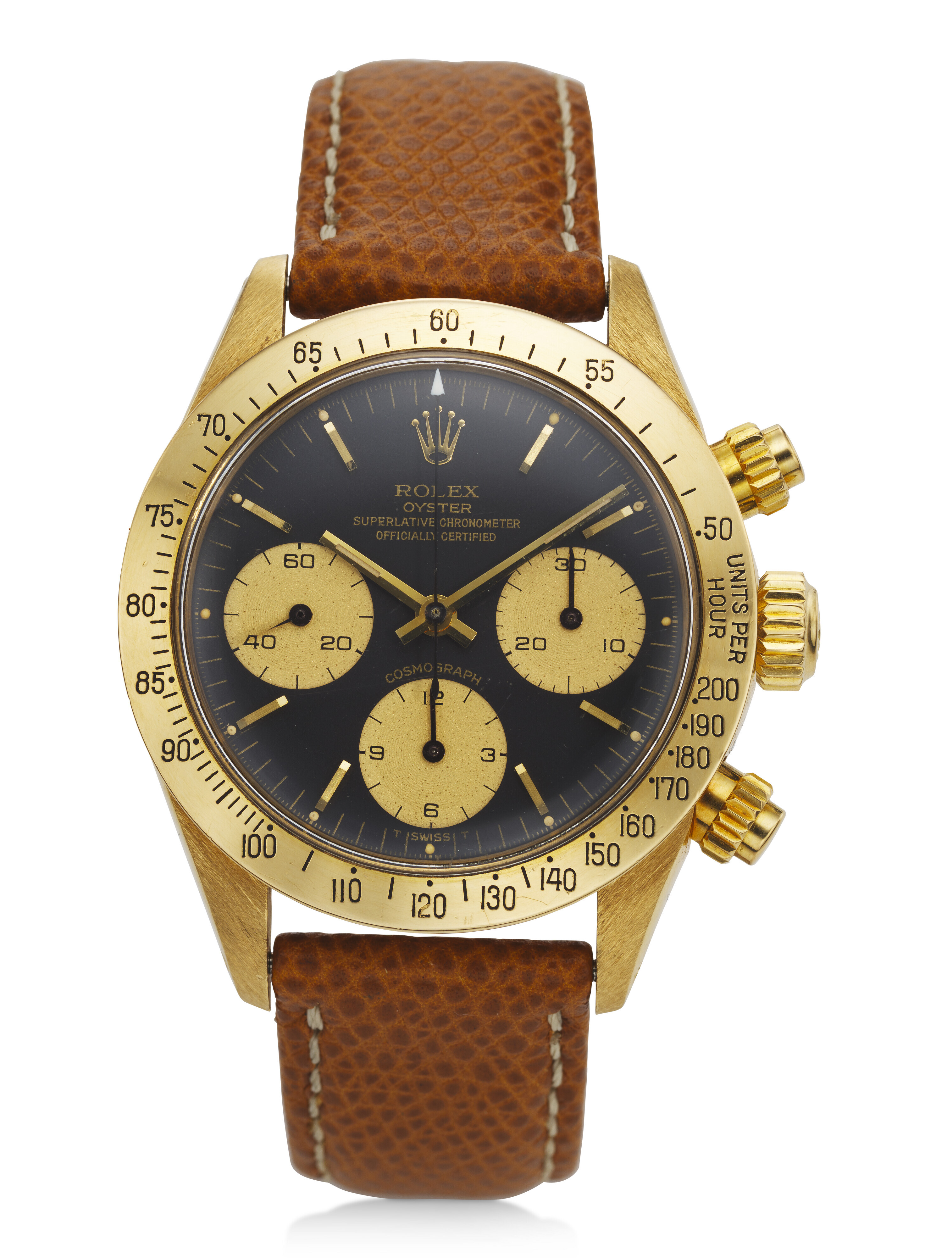 lot-72-rolex-ref-6265-daytona-a-very-fine-and-rare-18k-yellow-gold-chronograph-wristwatch